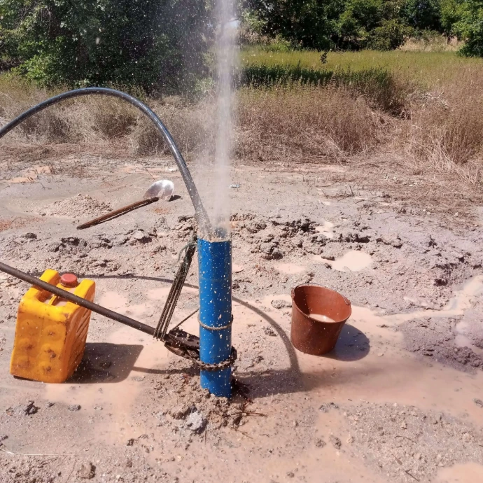 PVC pipe for drilling